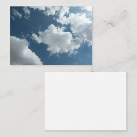 Carte De Visite Ciel (Devant / Derrière)