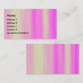 Carte De Visite Ciel Alien (Devant / Derrière)