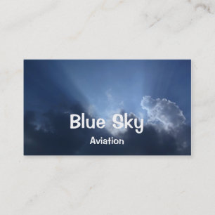 Carte De Visite Ciel bleu