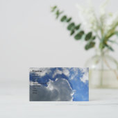 Carte De Visite Ciel bleu (Debout devant)