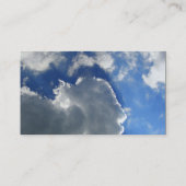 Carte De Visite Ciel bleu (Dos)