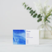 Carte De Visite ciel bleu (Debout devant)