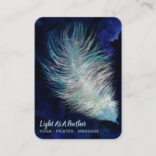 Carte De Visite *~* Ciel bleu nuit Ciel cosmique Phare clair Boho (Devant)