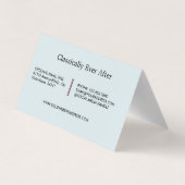 Carte De Visite Ciel classique (Dos)