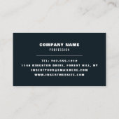 Carte De Visite Ciel cosmique, Moderne (Dos)