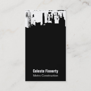 Carte De Visite Ciel de minuit Downtown Upside