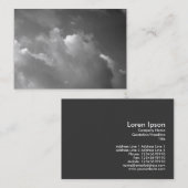 Carte De Visite Ciel du soir (Devant / Derrière)