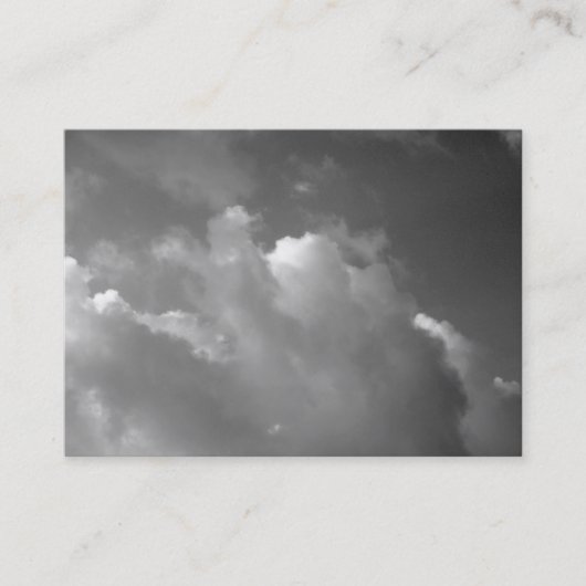 Carte De Visite Ciel du soir (Devant)