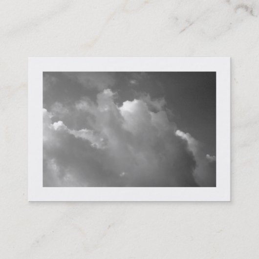 Carte De Visite Ciel du soir (frontière) (Devant)