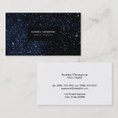 Carte De Visite Ciel nocturne (Devant / Derrière)