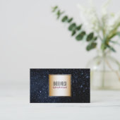 Carte De Visite Ciel nocturne / Cadre Gold (Debout devant)