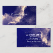Carte De Visite Ciel nocturne étoilé (Devant / Derrière)