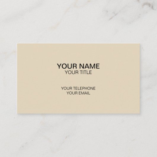 Carte De Visite Ciel peint (Dos)