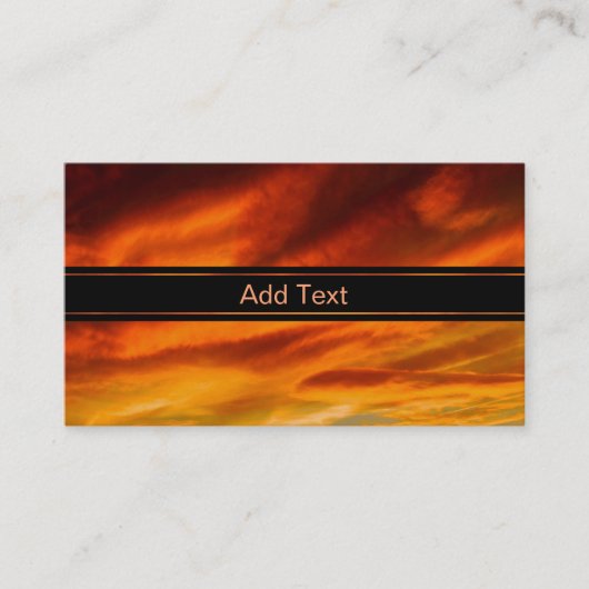 Carte De Visite Ciel peint (Devant)