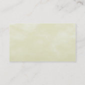 Carte De Visite Ciel Texture 01 Jaune clair (Dos)