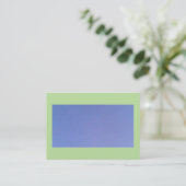 Carte De Visite Ciel uni multicolore bleu (Debout devant)