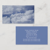 Carte De Visite Ciels nuageux (Devant / Derrière)