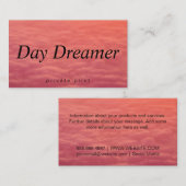 Carte De Visite Ciels nuageux | Dreamer (Devant / Derrière)