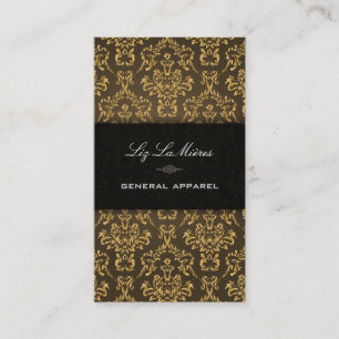 Carte De Visite Cigare de PixDezines+Damassé de cru d'Arianna d'or