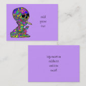 Carte De Visite Cigarette pour fumer le crâne de VanGogh (Devant / Derrière)