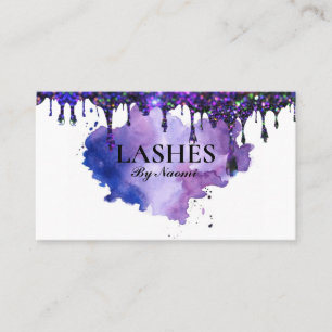 Carte De Visite Cils Aquarelle