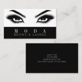 Carte De Visite cils, sourcils, micro-lames, (Devant / Derrière)