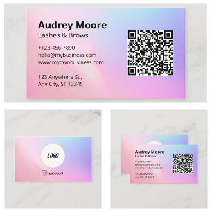 Carte De Visite Cils Sourcils Technicienne de cils professionnelle
