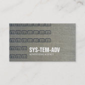 CARTE DE VISITE CIMENT BÉTON CONSTRUCTION INGÉNIERIE CIVILE (Dos)