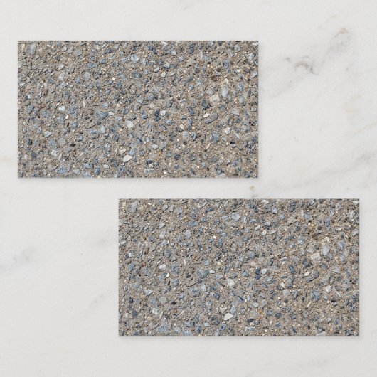 Carte De Visite Cimetière Bleu Taupe Composé Bleu (Devant / Derrière)