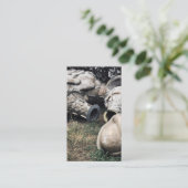 Carte De Visite cimetière de fibre de verre cônes de crème glacée (Debout devant)