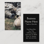 Carte De Visite cimetière de fibre de verre cônes de crème glacée (Devant / Derrière)