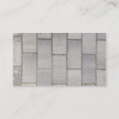 Carte De Visite Cimetière en brique grise (Dos)