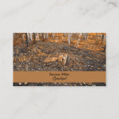 Carte De Visite Cimetière généalogique Automne (Devant)