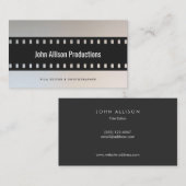 Carte De Visite Cinéaste cinématographique (Devant / Derrière)
