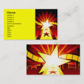 Carte De Visite CINEMA7, Nom, Adresse 1, Adresse 2, Contact 1,... (Devant / Derrière)