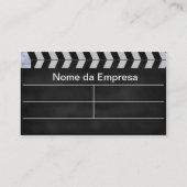 Carte De Visite cinema clap (Dos)