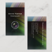 Carte De Visite Cinéma photographe TV (Devant / Derrière)