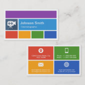 Carte De Visite Cinématographe - Style moderne et créatif du métro (Devant / Derrière)