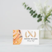 Carte De Visite Cinnamon Roll | Baker | Restaurant (Debout devant)