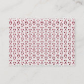 Carte De Visite Cintemani rouge - potelé (Dos)