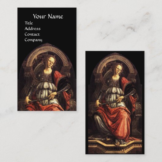 Carte De Visite CIOTS DE RENAISSANCE ANTIQUE 11 FORTITUDE Black (Devant / Derrière)