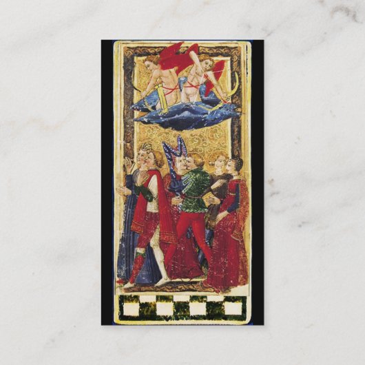 CARTE DE VISITE CIOTS DE RENAISSANCE ANTIQUE /LE SOLEIL ET LES AMO (Dos)