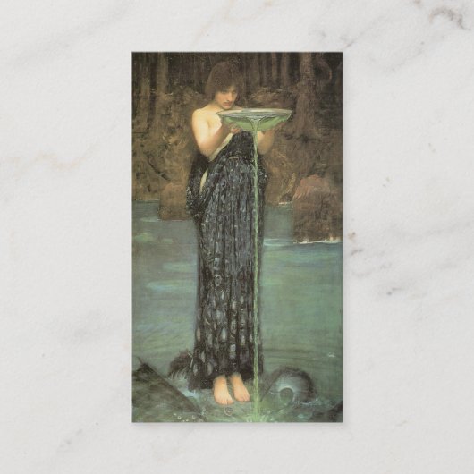 Carte De Visite Circe Invidiosa - John William Waterhouse (Devant)