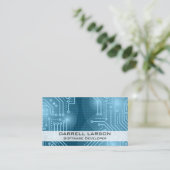Carte De Visite Circuit Board | Code binaire (Debout devant)