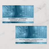 Carte De Visite Circuit Board | Code binaire (Devant / Derrière)