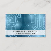 Carte De Visite Circuit Board | Code binaire (Devant)