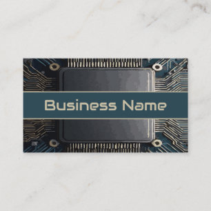 Carte De Visite Circuit Board Tech Motboard Design