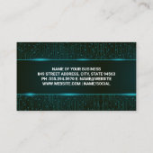 Carte De Visite Circuit Board | Technology Logo (Dos)