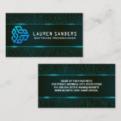 Carte De Visite Circuit Board | Technology Logo (Devant / Derrière)