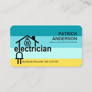 Carte De Visite Circuit de bouchon à domicile de l'électricien cré